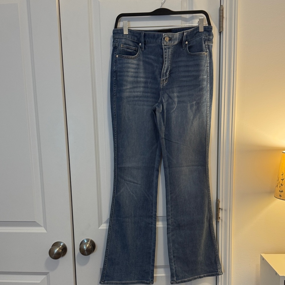 White House Black Market Denim Flare Jeans